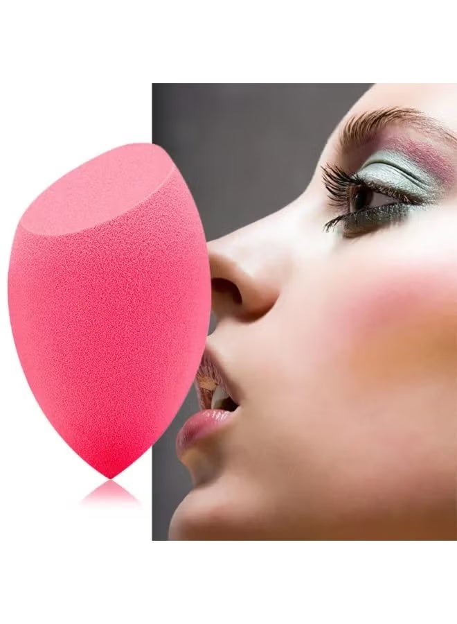 Flawless Makeup Blender Sponge - Teardrop Shape with Flat Edge